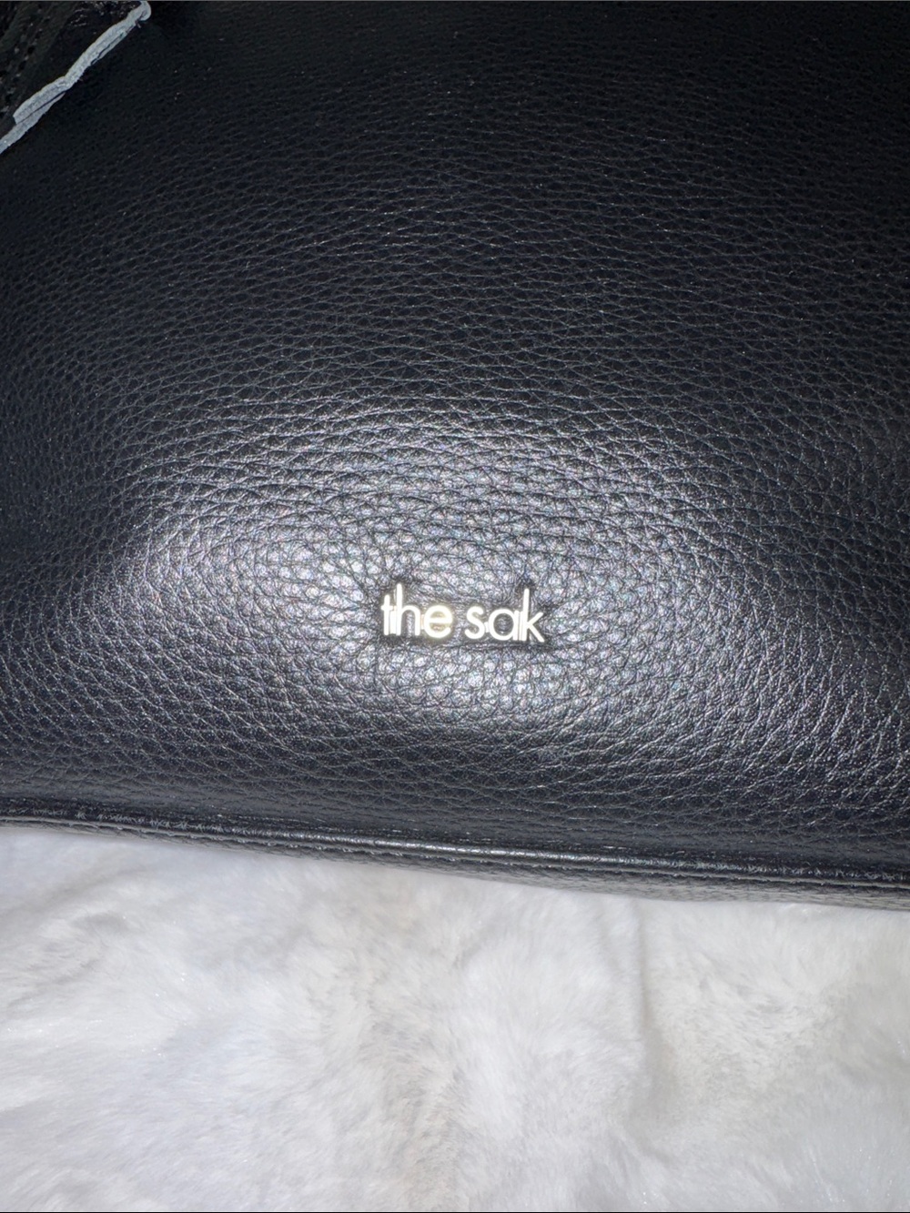 The Sak Black Pebbled Leather Crossbody Bag - Picture 2 of 11